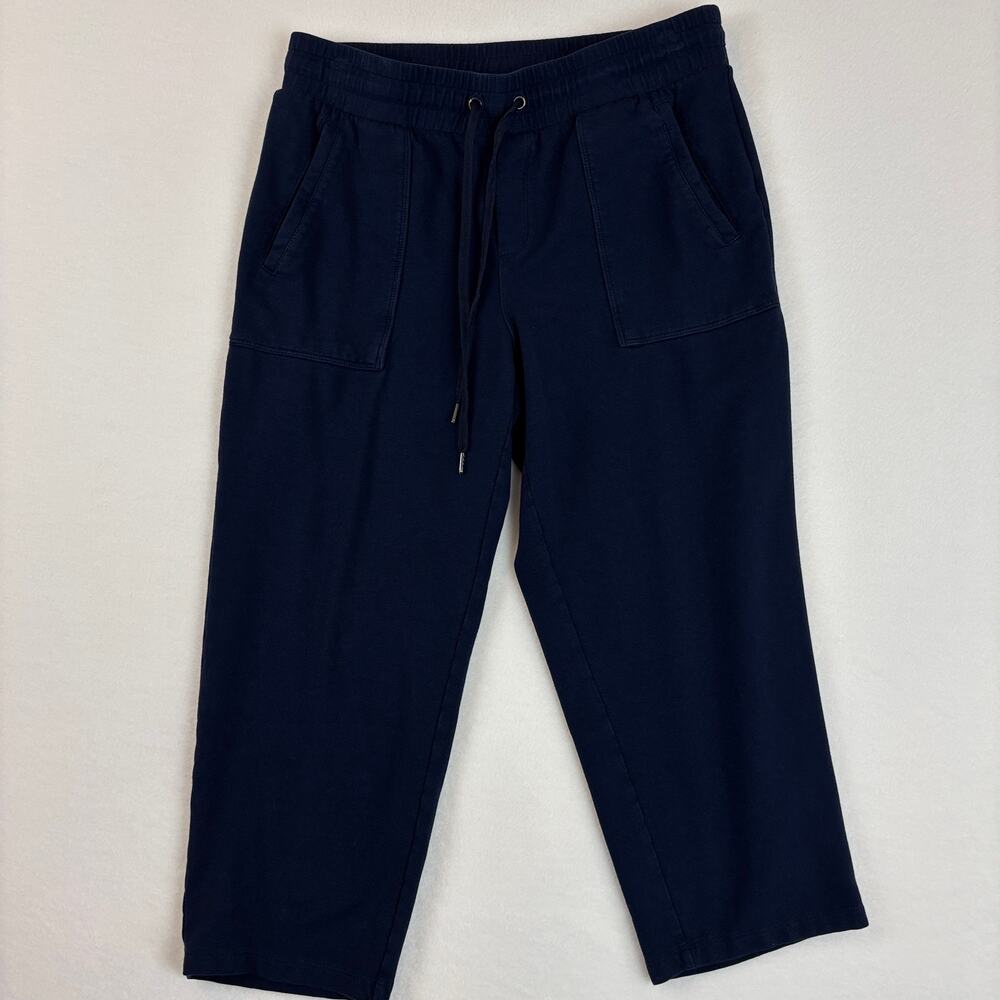 Talbots Cotton Blend Drawstring Pull On Capri Pan… - image 7